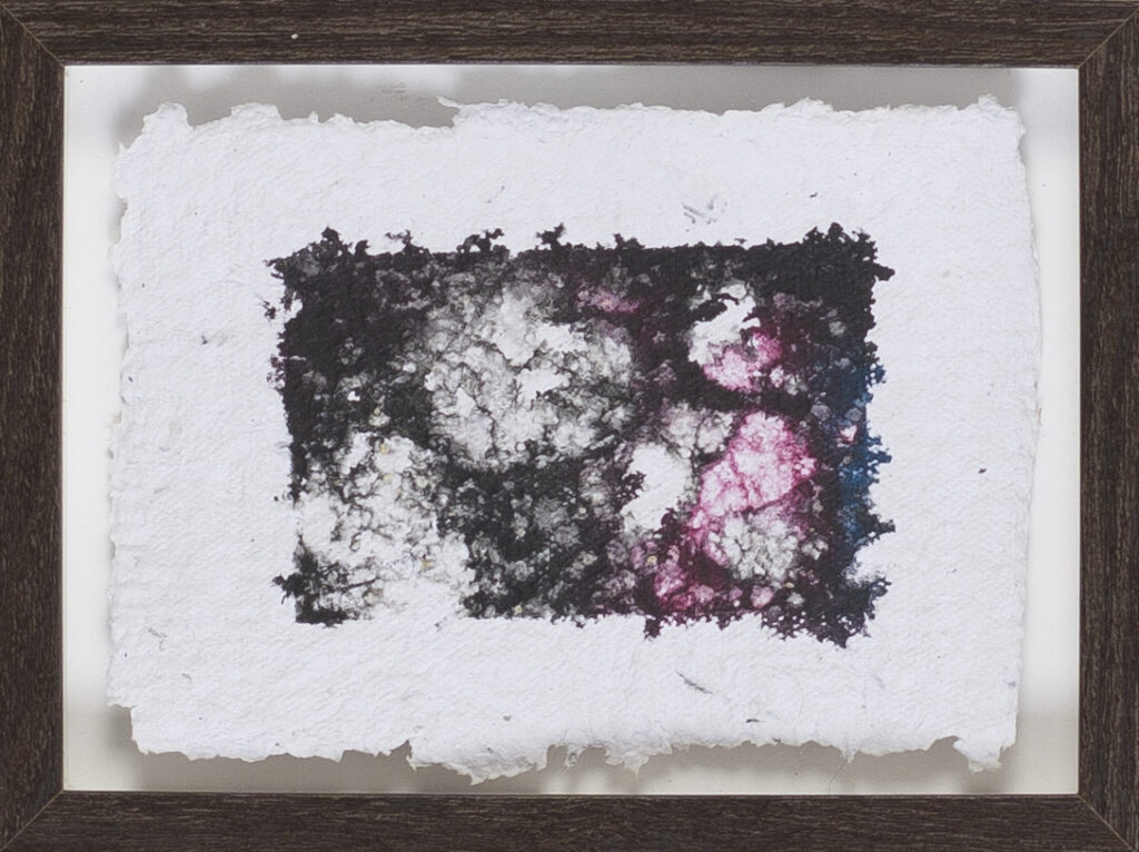 _Die Morpholoiden VIII_Reisleimdruck auf Büttenpapier_15x20_