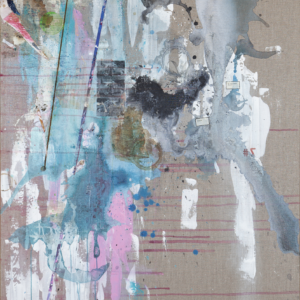 _Aktivkohle-Ammoniumkarbonat_Mixed Media auf leinwand_100x160_