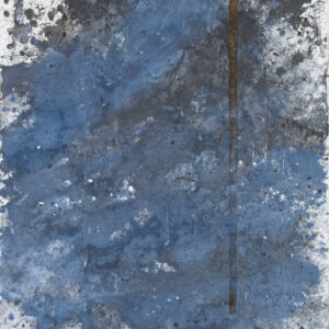 _blau_ Acryl und Rost auf Leinwand_80_120_