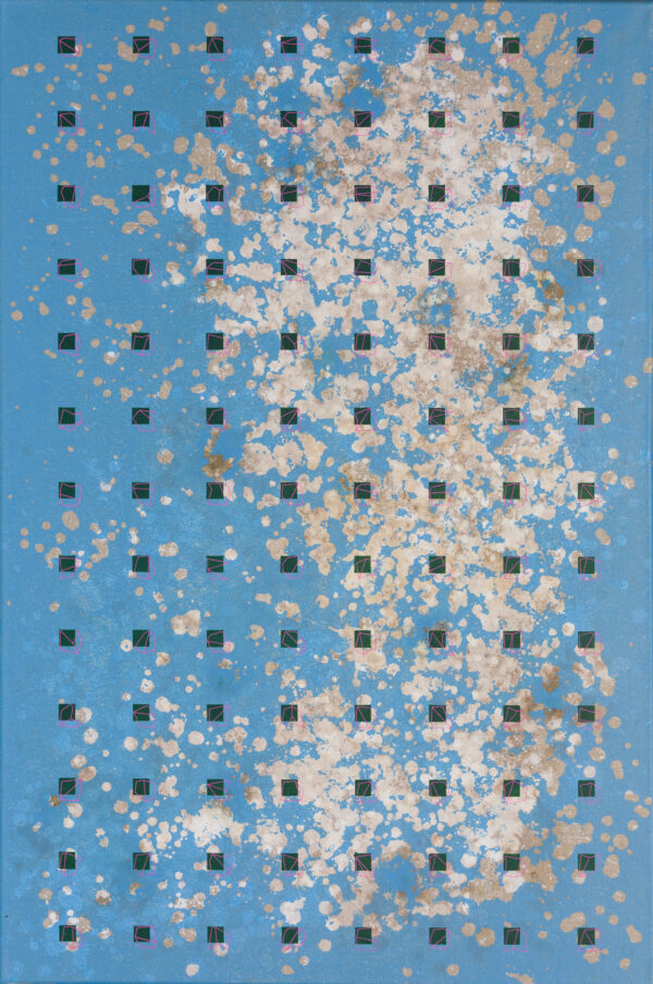 kallus IX_Gesso, Red Wine&Acryl on Canvas_120x80