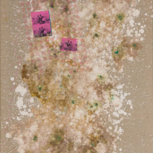 kallus X_Gesso, Red Wine&Acryl on Canvas_120x80